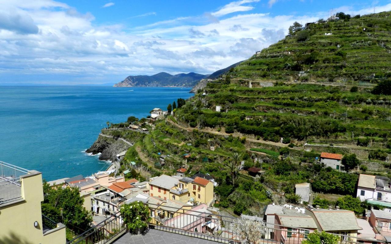 Aria Di Mare, Manarola - Camere Con Vista Mare! Eksteriør billede